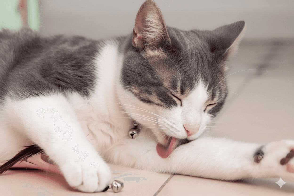 편안한 고양이 이미지